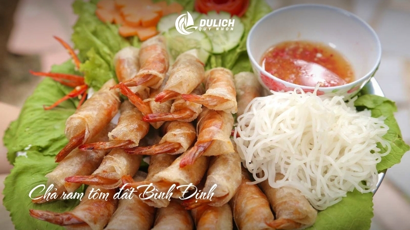 Chả ram tôm đất giòn tan cực cuốn