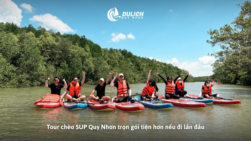 Tour chèo SUP Quy Nhơn trọn gói tiện hơn nếu đi lần đầu