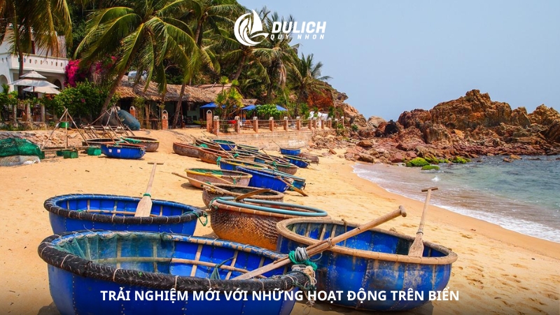 Trải nghiệm mới với những hoạt động trên biển