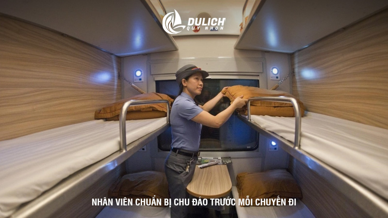 Nhân viên chuẩn bị chu đáo trước mỗi chuyến đi