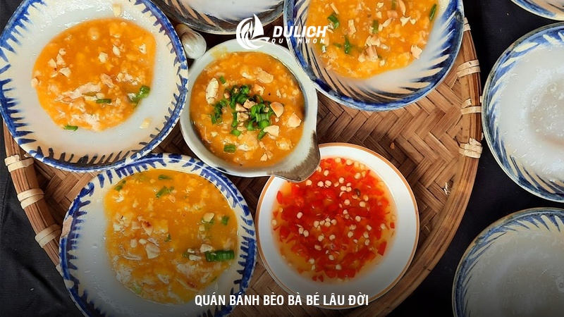 Quán bánh bèo Bà Bé lâu đời
