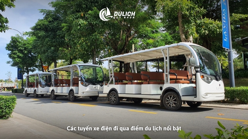 Các tuyến xe điện đi qua điểm du lịch nổi bật
