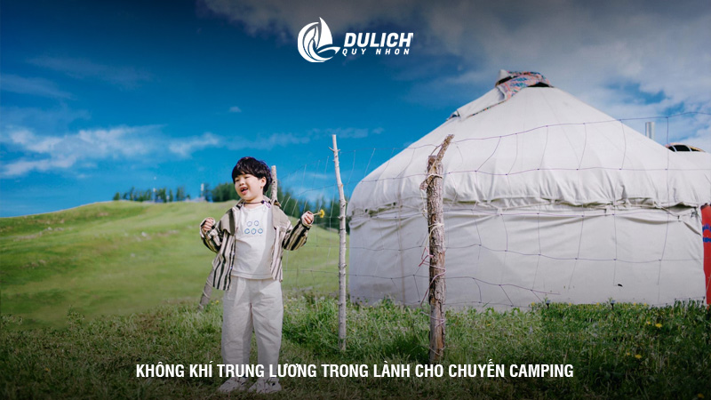 Không khí Trung Lương trong lành cho chuyến camping