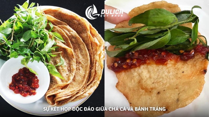 Sự kết hợp độc đáo giữa chả cá và bánh tráng