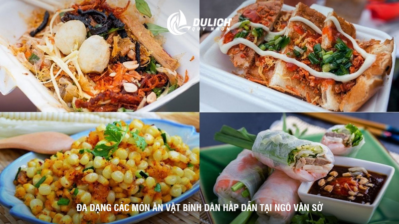 Phố ẩm thực Ngô Văn Sở Quy Nhơn