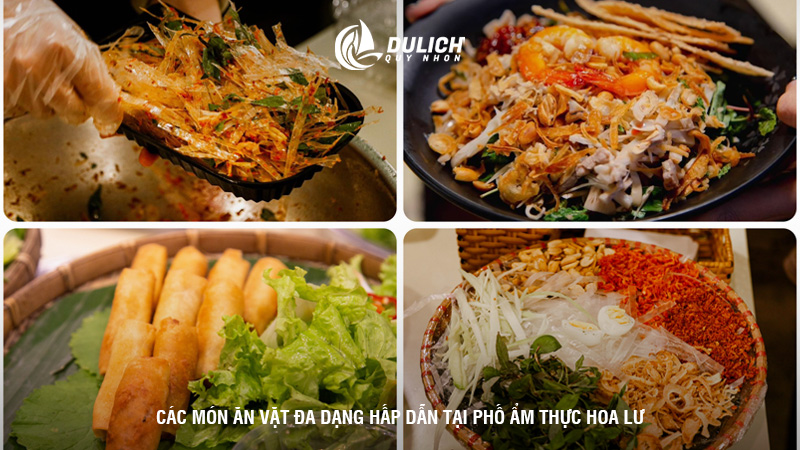 Phố ẩm thực Hoa Lư Quy Nhơn