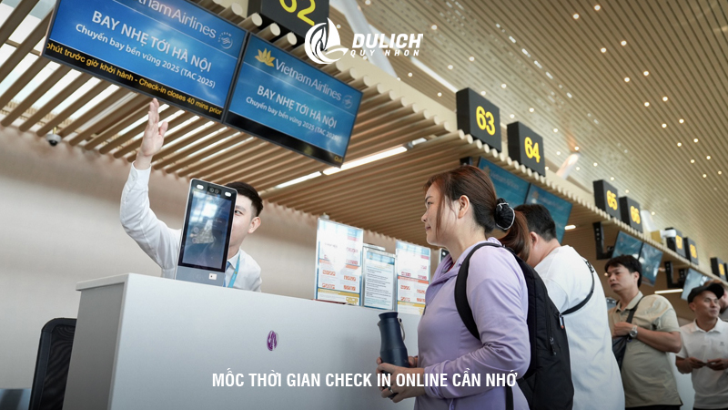Mốc thời gian check in online cần nhớ