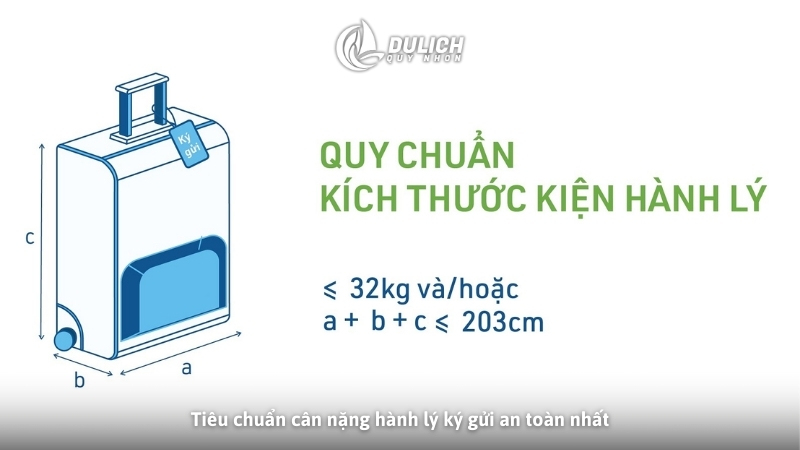 Tiêu chuẩn cân nặng hành lý ký gửi an toàn nhất