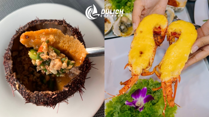 Tận hưởng gió biển tại quán ăn dọc phố Xuân Diệu