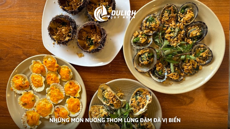 Những món nướng thơm lừng đậm đà vị biển