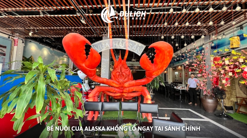 Bể nuôi cua Alaska khổng lồ ngay tại sảnh chính