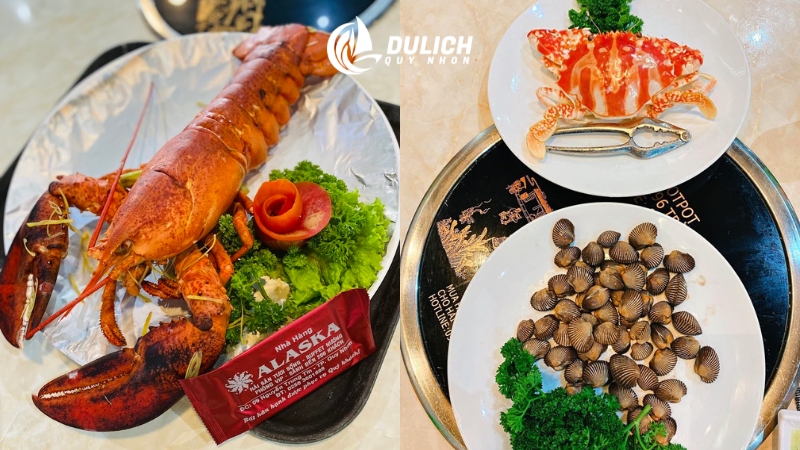 Bể nuôi cua Alaska khổng lồ ngay tại sảnh chính