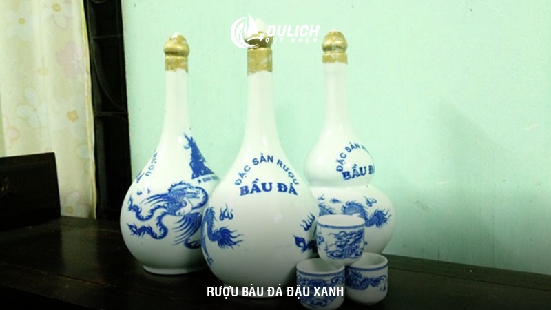 Rượu Bàu Đá đậu xanh 