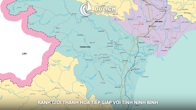 Ranh giới Thanh Hóa tiếp giáp với tỉnh Ninh Bình