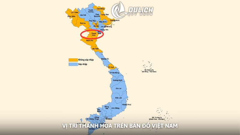 Bản đồ hành chính xác định Thanh Hóa miền nào
