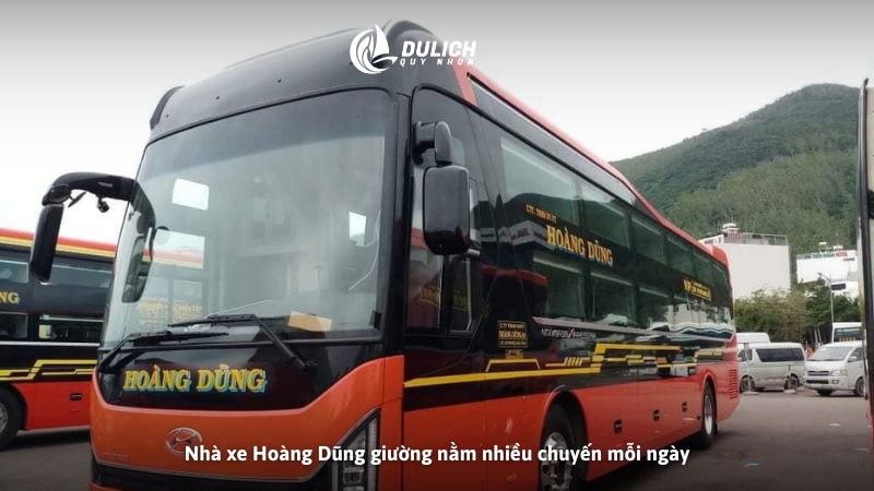Nhà xe Hoàng Dũng giường nằm nhiều chuyến mỗi ngày