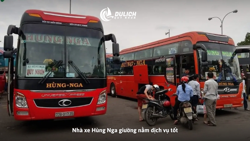 Nhà xe Hùng Nga giường nằm dịch vụ tốt