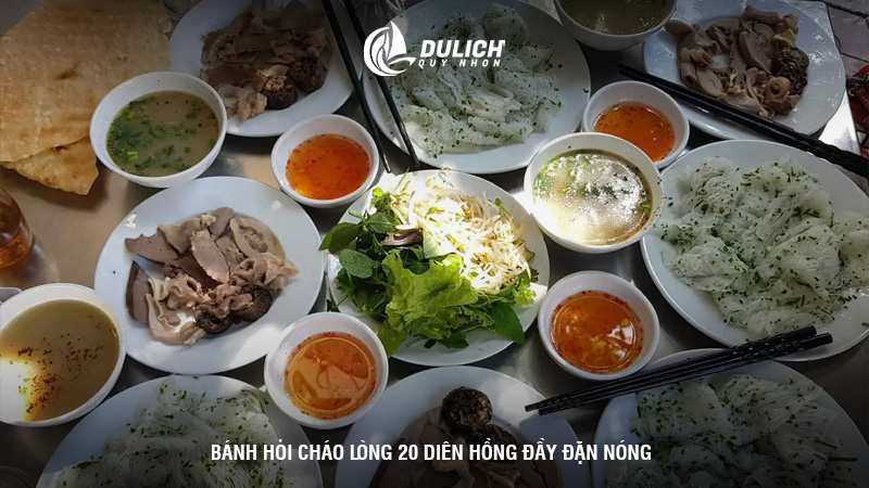 Bánh hỏi cháo lòng 20 Diên Hồng đầy đặn nóng