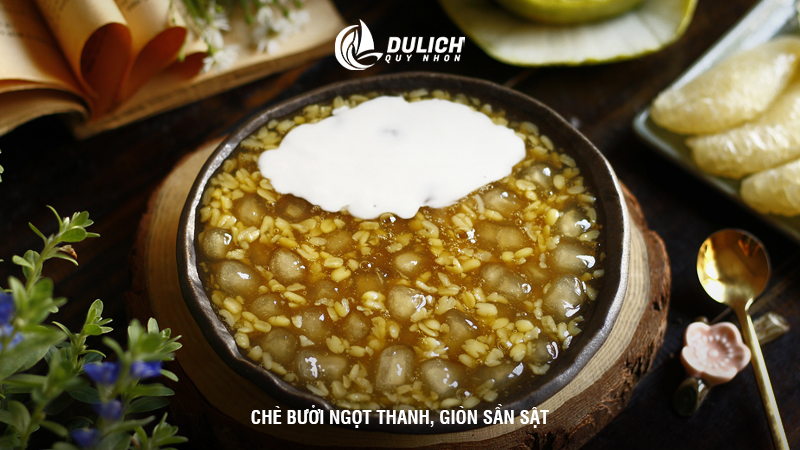 Chè bưởi ngọt thanh, giòn sần sật