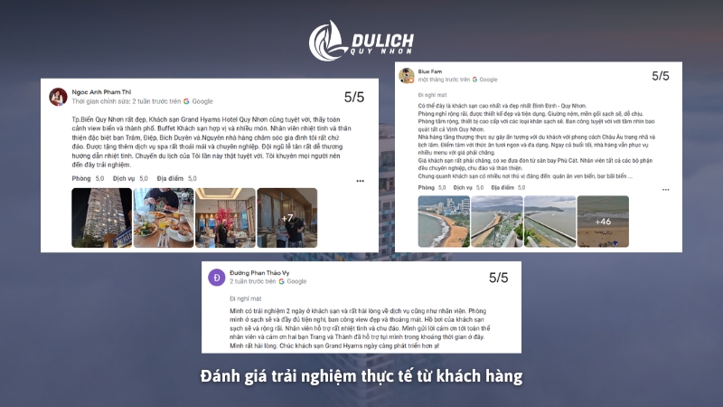 Đánh giá trải nghiệm thực tế từ khách hàng