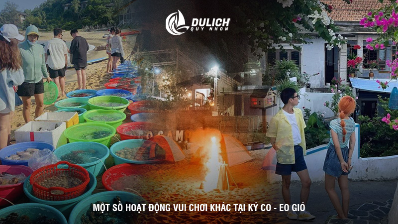 Một số hoạt động vui chơi khác tại Kỳ Co - Eo Gió