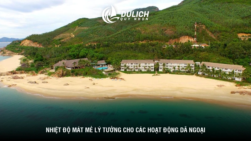 Nhiệt độ mát mẻ lý tưởng cho các hoạt động dã ngoại