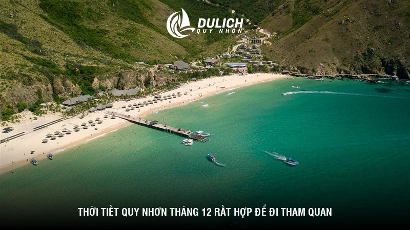 Thời tiết Quy Nhơn tháng 12 rất hợp để đi tham quan