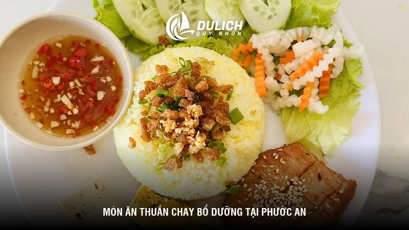 Món ăn thuần chay bổ dưỡng tại Phước An