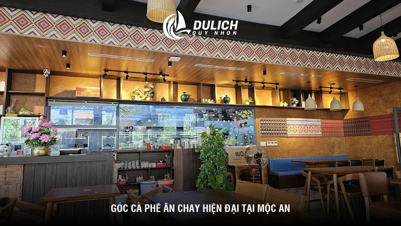 Góc cà phê ăn chay hiện đại tại Mộc An