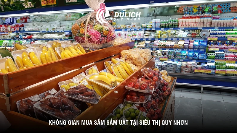 Không gian mua sắm sầm uất tại siêu thị Quy Nhơn