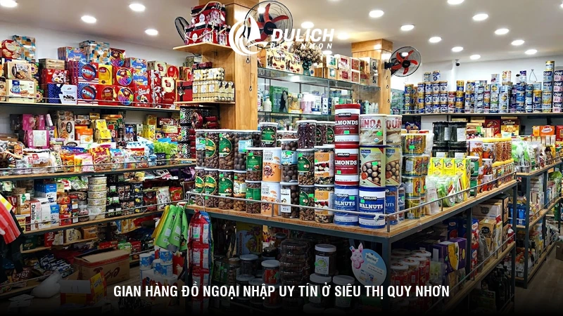 Gian hàng đồ ngoại nhập uy tín ở siêu thị Quy Nhơn