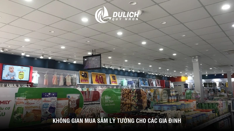 Không gian mua sắm lý tưởng cho các gia đình