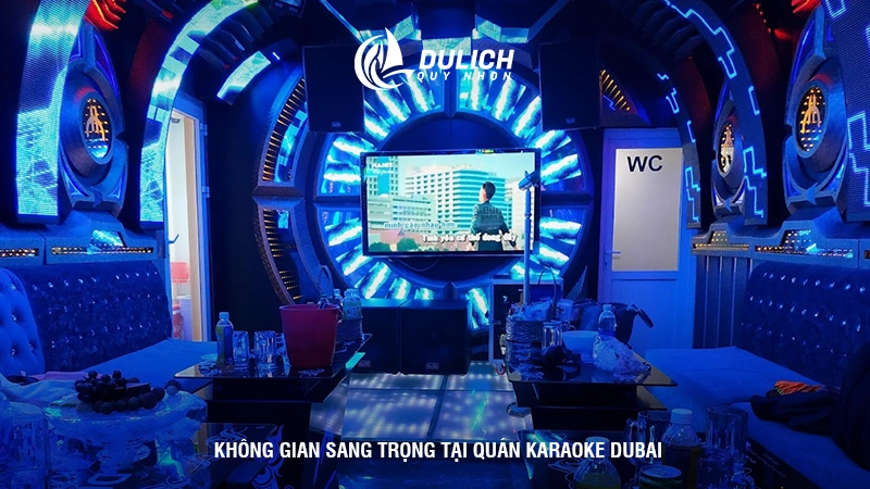 Không gian sang trọng tại quán karaoke Dubai